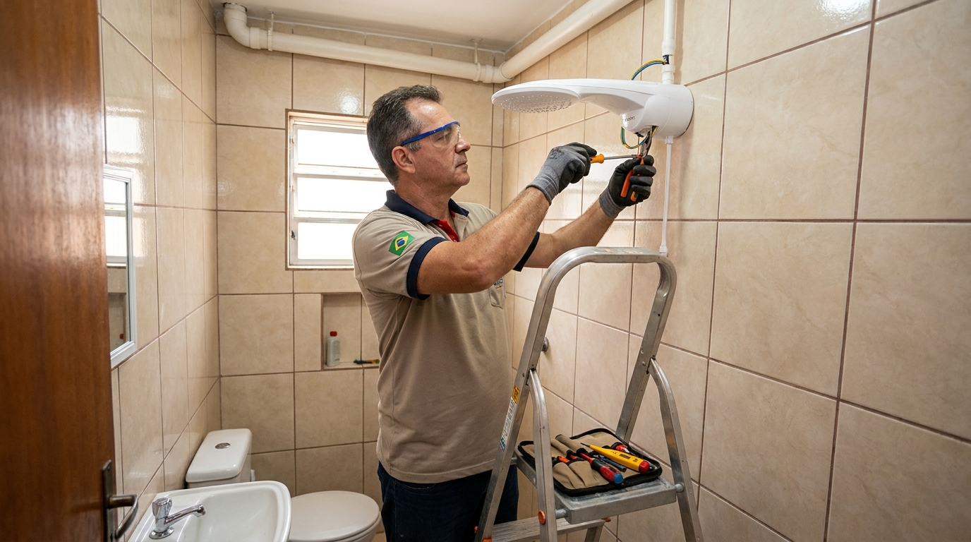 Instalação com pressurizador em Maceió-AL